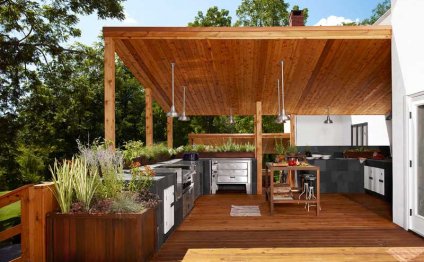 Outdoor kitchen designs