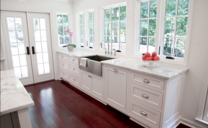 White on White Kitchen