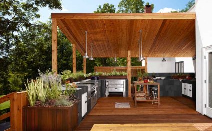 Outdoor kitchen Design for small Spaces