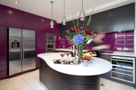 Blend regal purple with dark hues for a sophisticated look Kitchen Cabinets: The 9 Most Popular Colors To Pick From