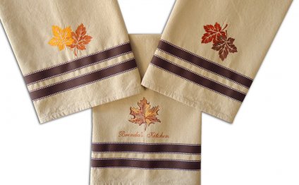 Kitchen towels Embroidery Designs