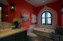 Custom crafted window and lantern-style lighting steal the show [Design: Wendy Black Rodgers]