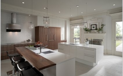 Double kitchen island Designs