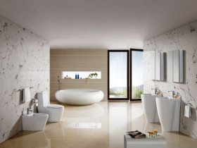 Eclectic bathroom offers refined grace 18 Spa Like Bathroom Designs for the Posh