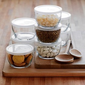 Glass food storage bowls with BPA free lids Stylish Food Storage Containers for the Modern Kitchen