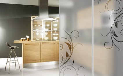 Kitchen cabinet glass doors Design