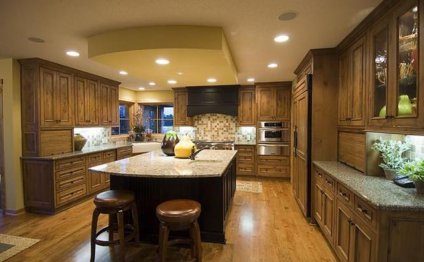 Large kitchen island Designs
