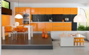 Contemporary small kitchen Design