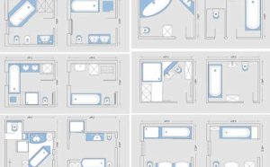 Small bathroom layout Designs