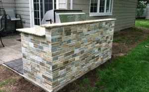 Small outdoor kitchen Design