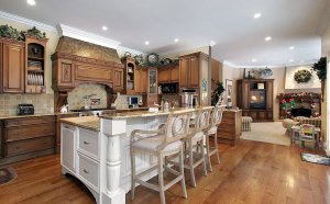 Two Tier kitchen island Design