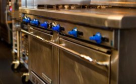 restaurant kitchen design stoves
