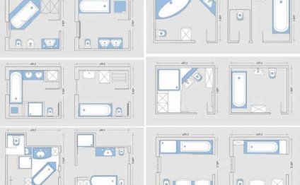 Small bathroom layout Designs