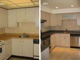 Before and After kitchen Renovations