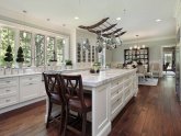 One Wall kitchen Design with an island