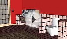 Bathroom Design in SketchUp (Rendered in Kerkythea)