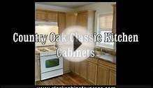 Country Oak Classic Kitchen Cabinets