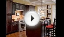 Dark kitchen cabinets