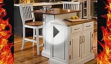 Home Styles 5010-94 Woodbridge 2-Tier Kitchen Island White