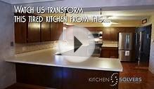 Kitchen Cabinet Refacing | Time Lapse of Kitchen Cabinet