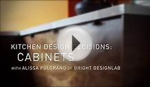 Kitchen Design Decisions: Cabinets with bright designlab