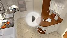 kitchen design, exclusive kitchen - 3d animation - 3d