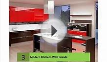 Kitchen Island Benches Home Design Ideas - Modern Kitchens