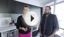 MAKEOVER – A Small Condo Kitchen With Black Cabinets!
