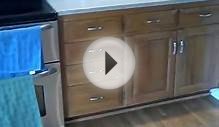 Paint and Glaze Kitchen Cabinet Refinish