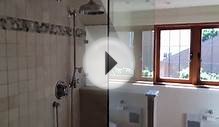 Shower Design Ideas, Walk in Plate Glass without Doors