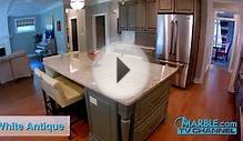 White Antique Granite Kitchen Countertops | Marble.com
