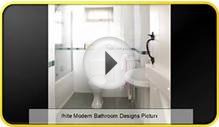 White Modern Bathroom Designs Pictures